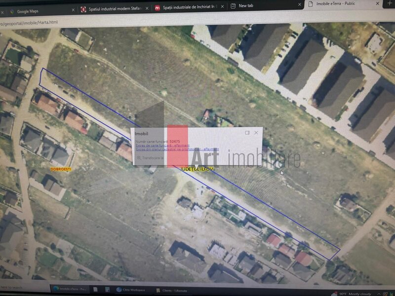 Teren Bucuresti/ Dobroesti, tripla deschidere.